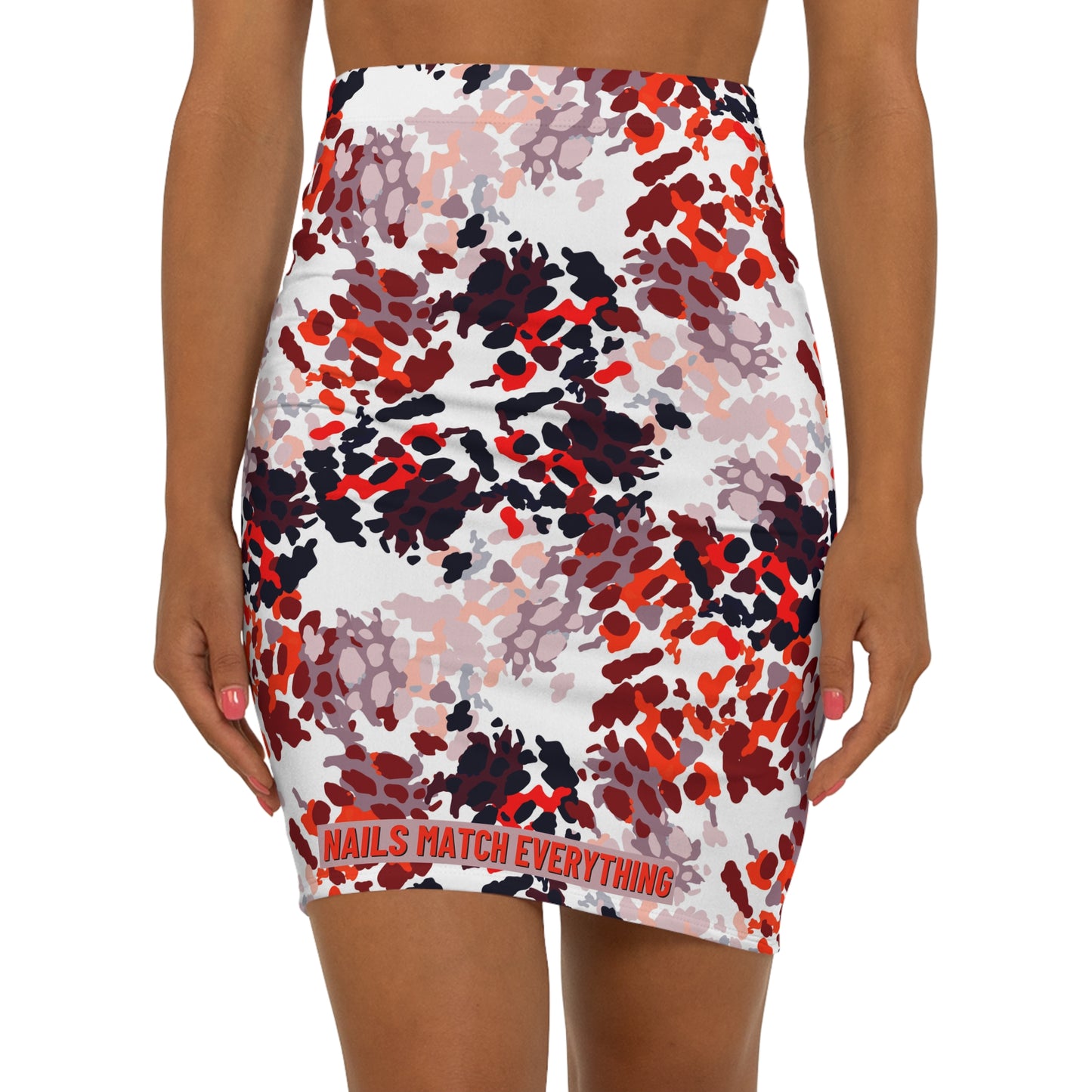 Women's Mini Skirt (AOP) Collection 11 Nails Match Everything