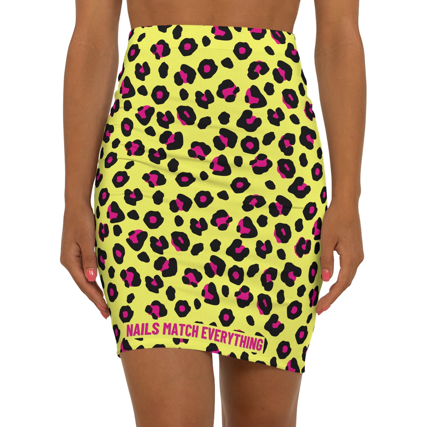 Women's Mini Skirt (AOP) Collection 8 Nails Match Everything