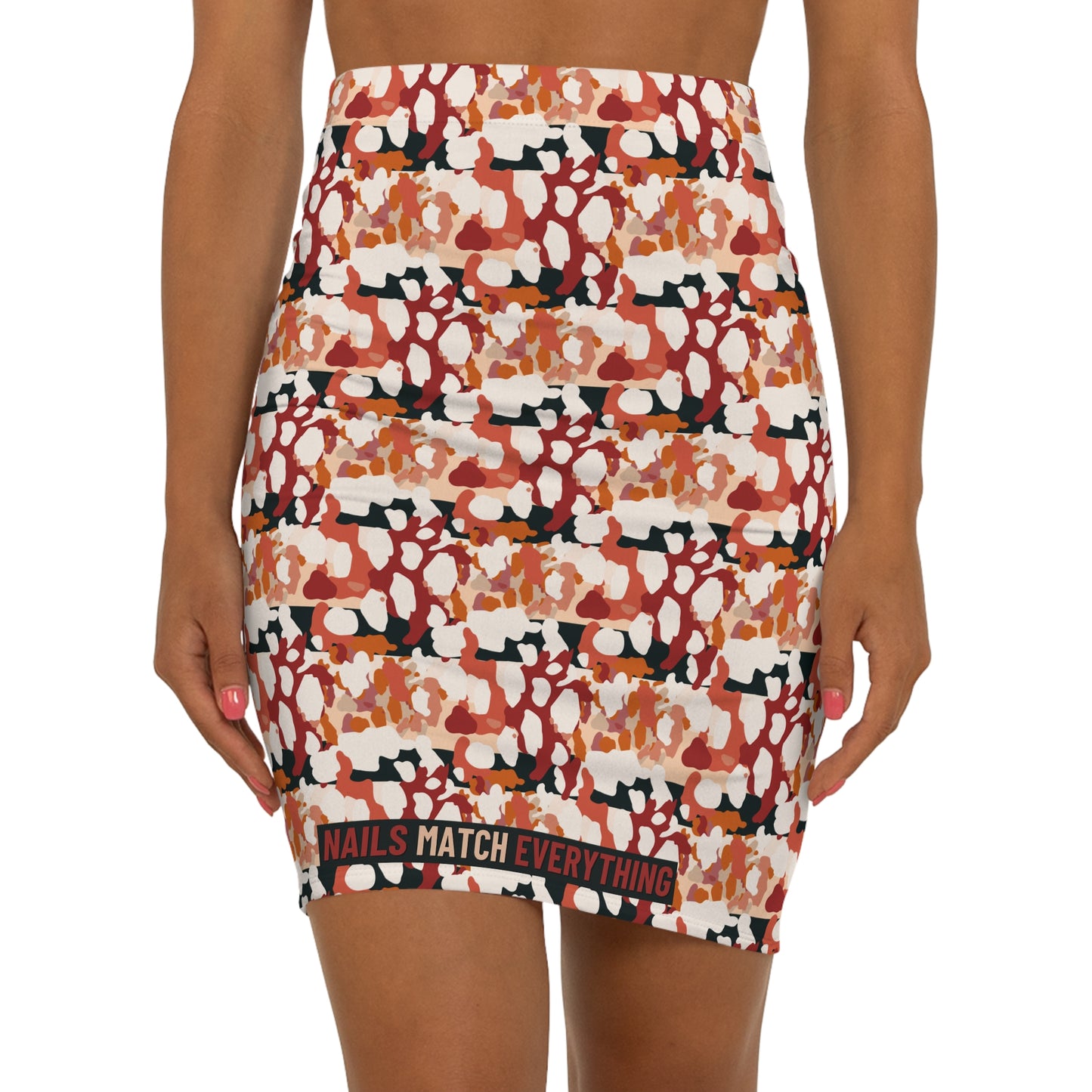 Women's Mini Skirt (AOP) Collection 14 Nails Match Everything