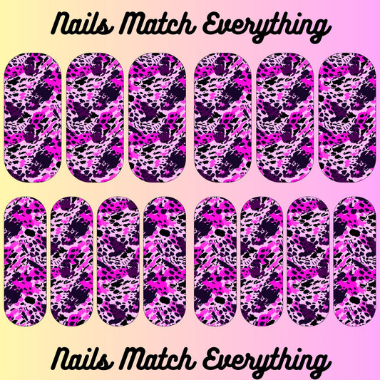 Collection 19 Press-On Nail/Natural Nail Decals Fits 18.5mm to 2.21-inch nails