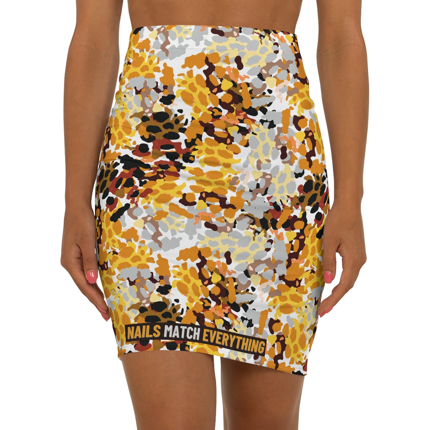 Women's Mini Skirt (AOP) Collection 13 Nails Match Everything