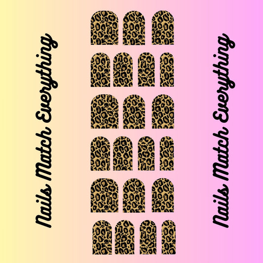 Collection 4 Press-On Toenail/Natural Toenail Decals Fits Square 0.7cm/0.28in to 1.75cm to 0.69