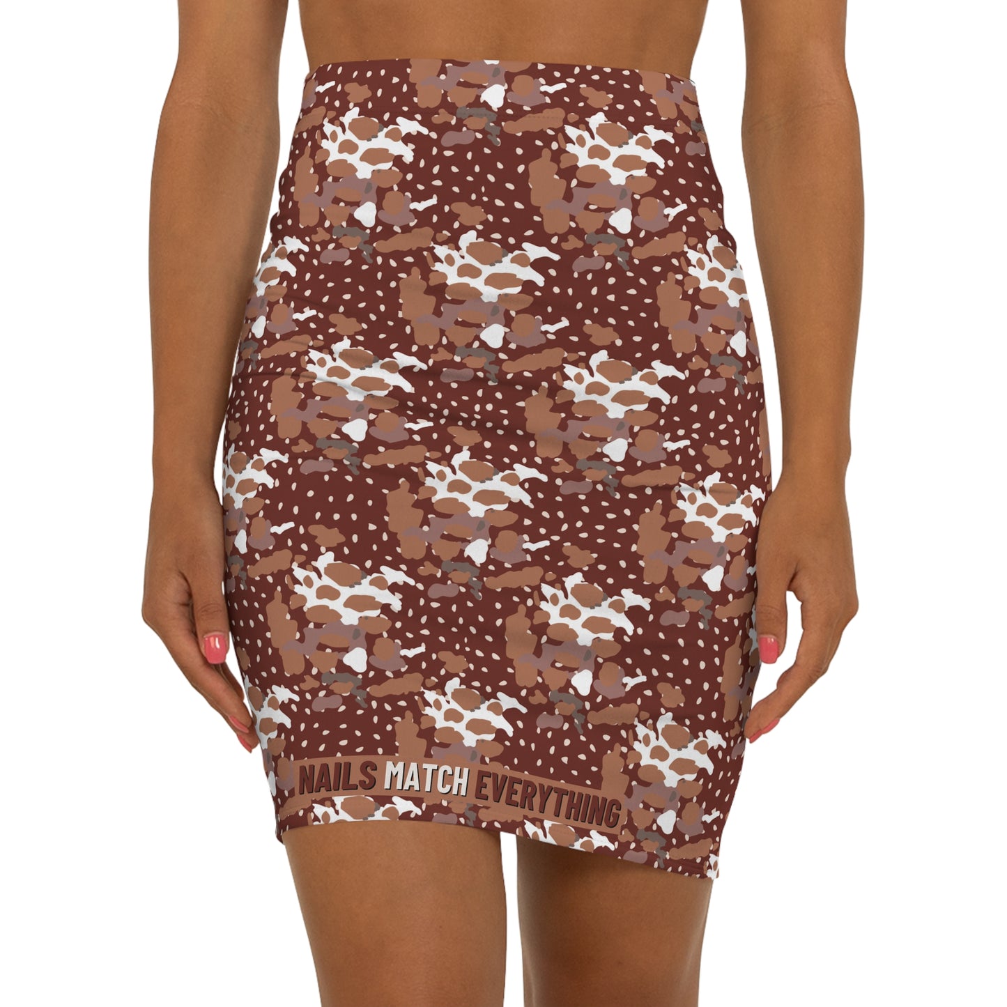 Women's Mini Skirt (AOP) Collection 18 Nails Match Everything