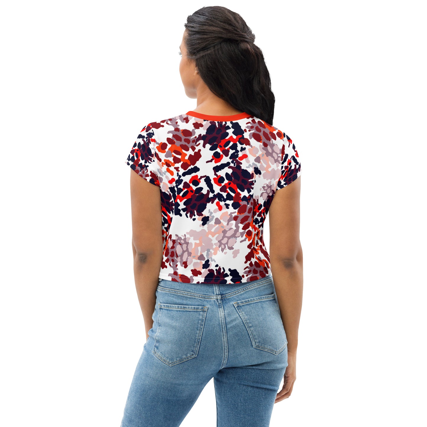 All-Over Print Crop Tee Collection 11 Nails Match Everything