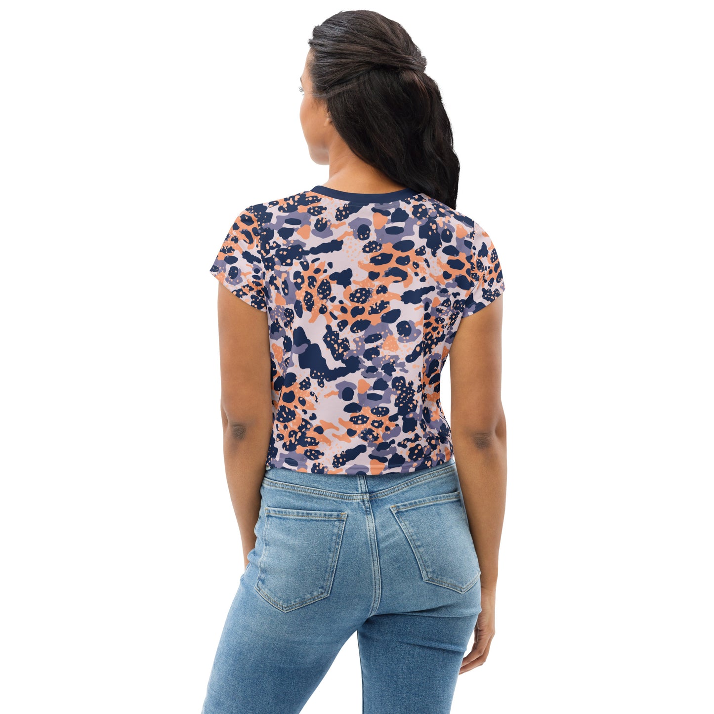 All-Over Print Crop Tee Collection 15 Nails Match Everything