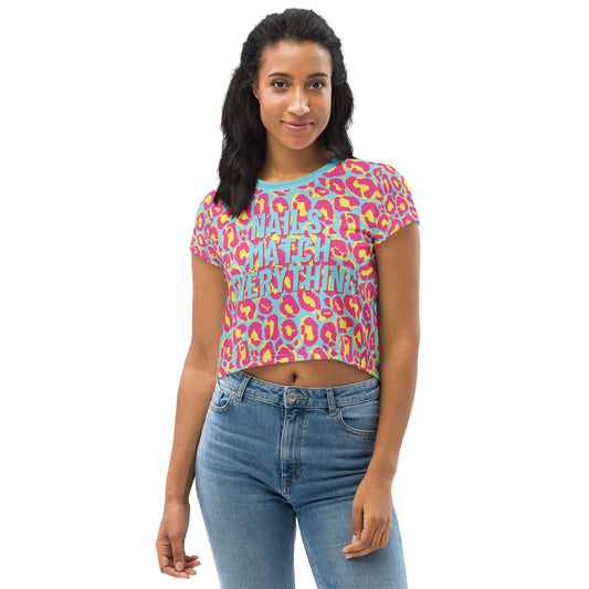 All-Over Print Crop Tee Collection 1