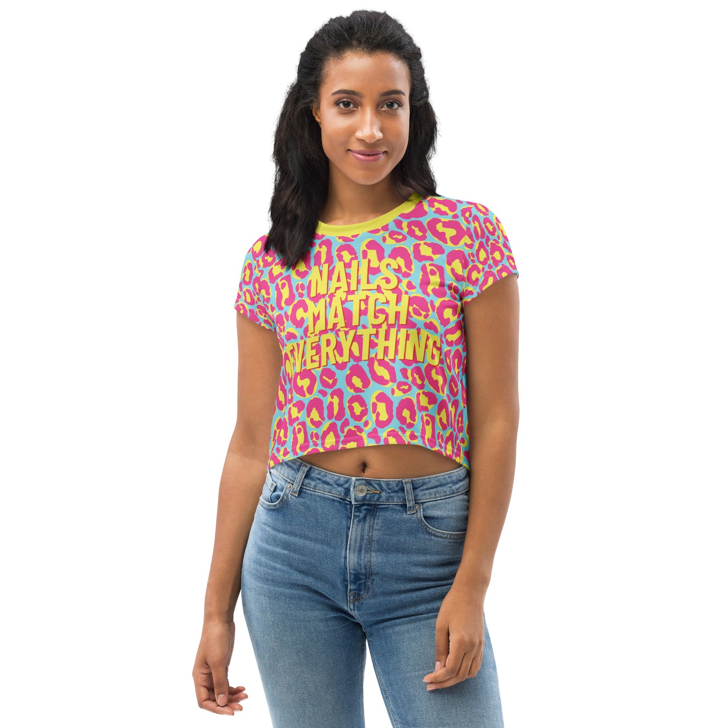 All-Over Print Crop Tee Collection 1