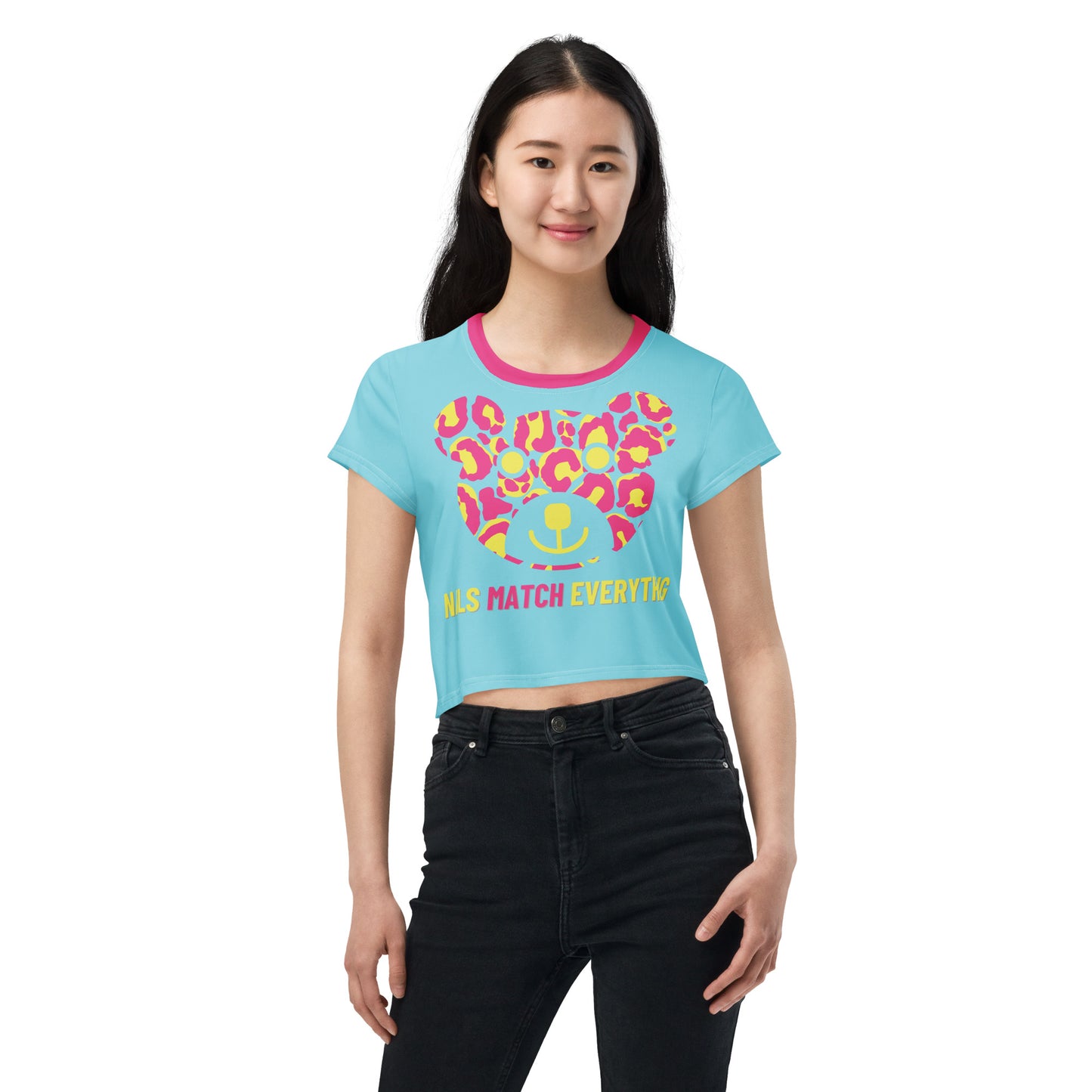 All-Over Print Crop Tee Collection 1