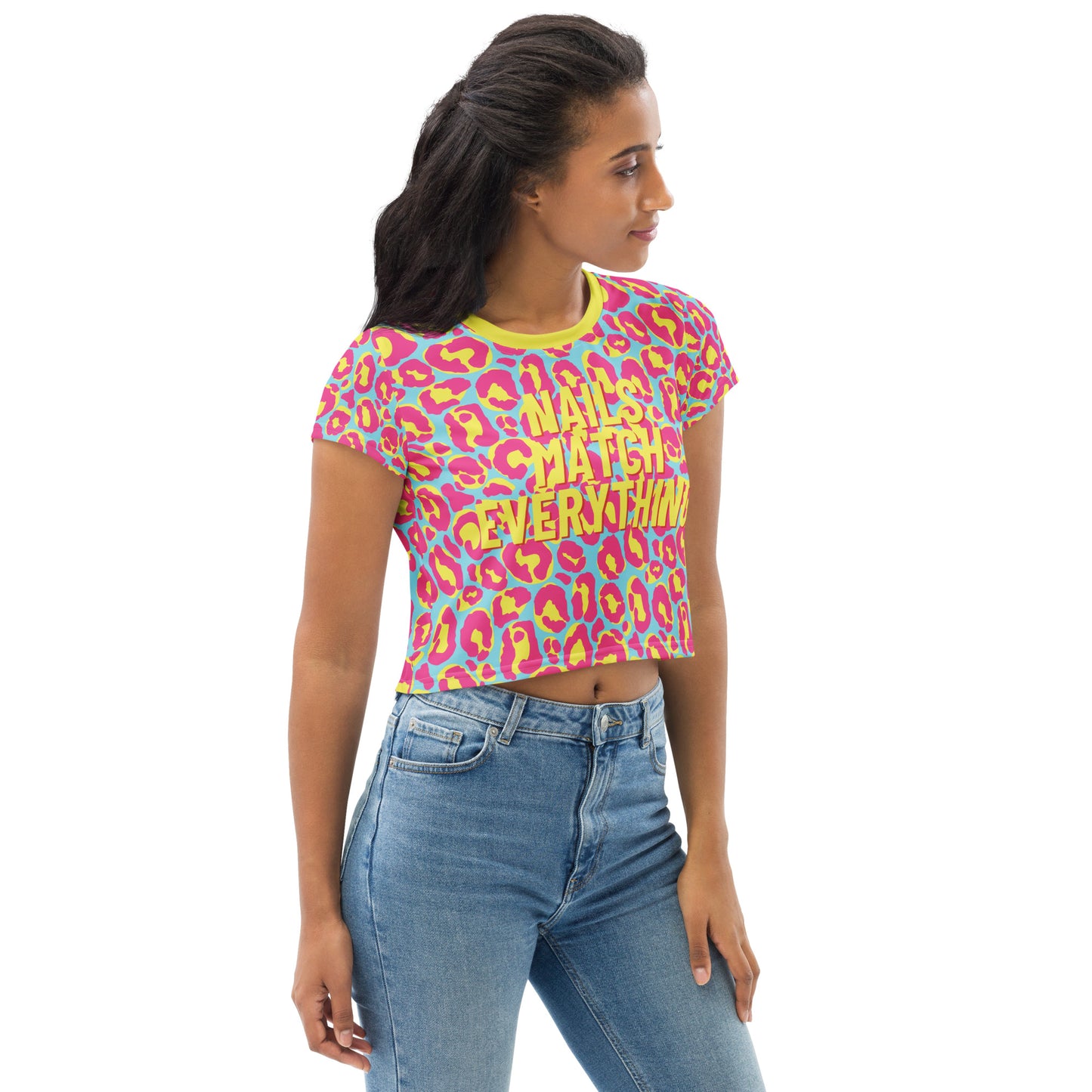 All-Over Print Crop Tee Collection 1