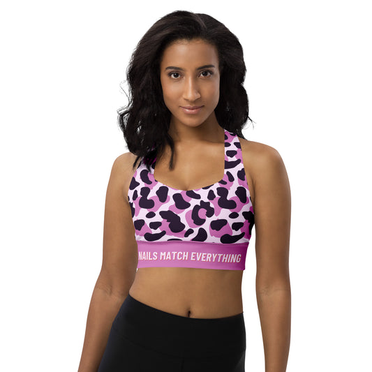 Longline sports bra Collection 9 Nails Match Everything