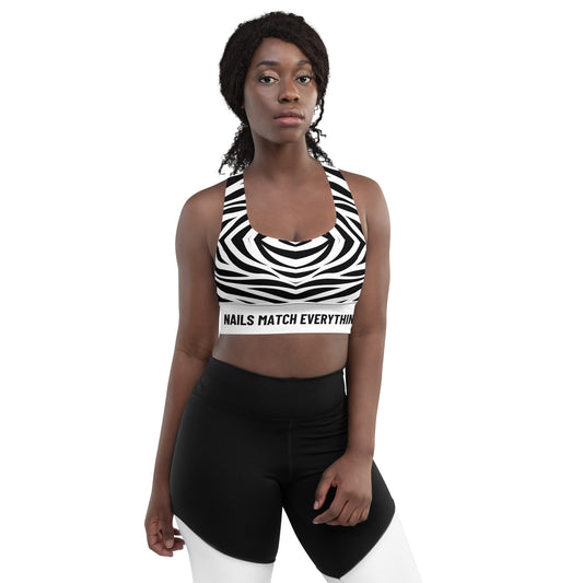 Longline sports bra Collection 10 Nails Match Everything