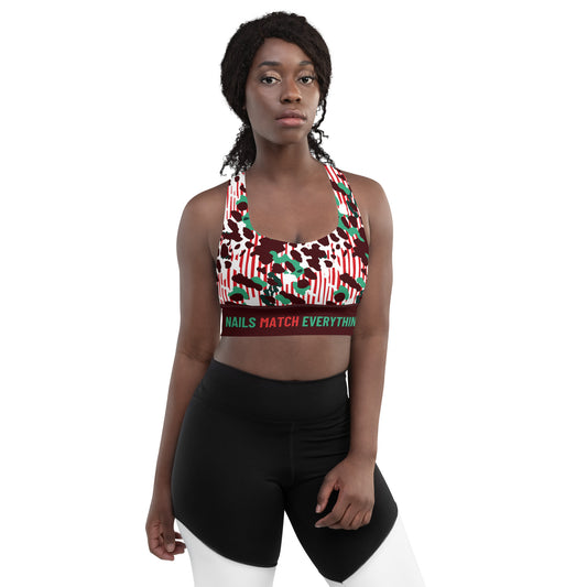 Longline sports bra Collection 12 Nails Match Everything