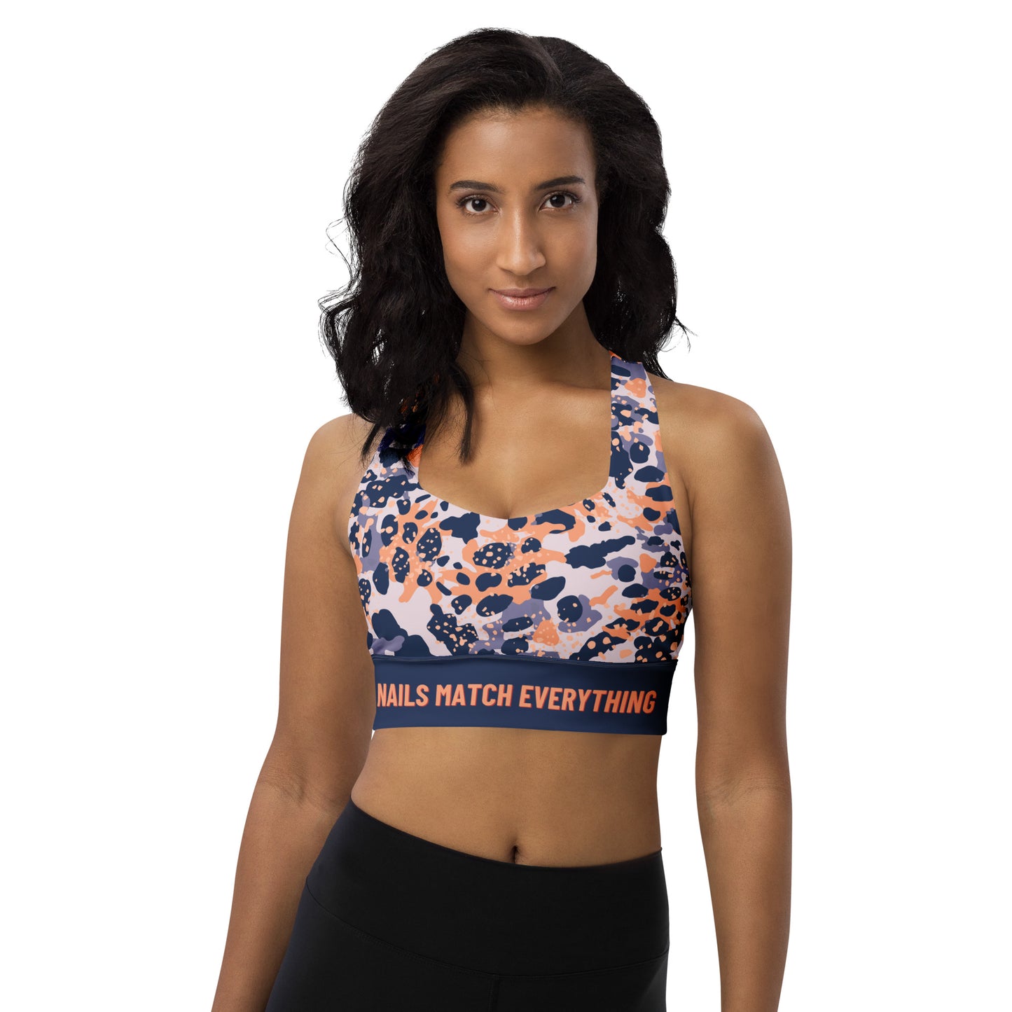 Longline sports bra Collection 15 Nails Match Everything