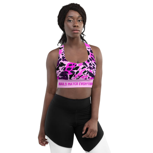 Longline sports bra Collection 19 Nails Match Everything