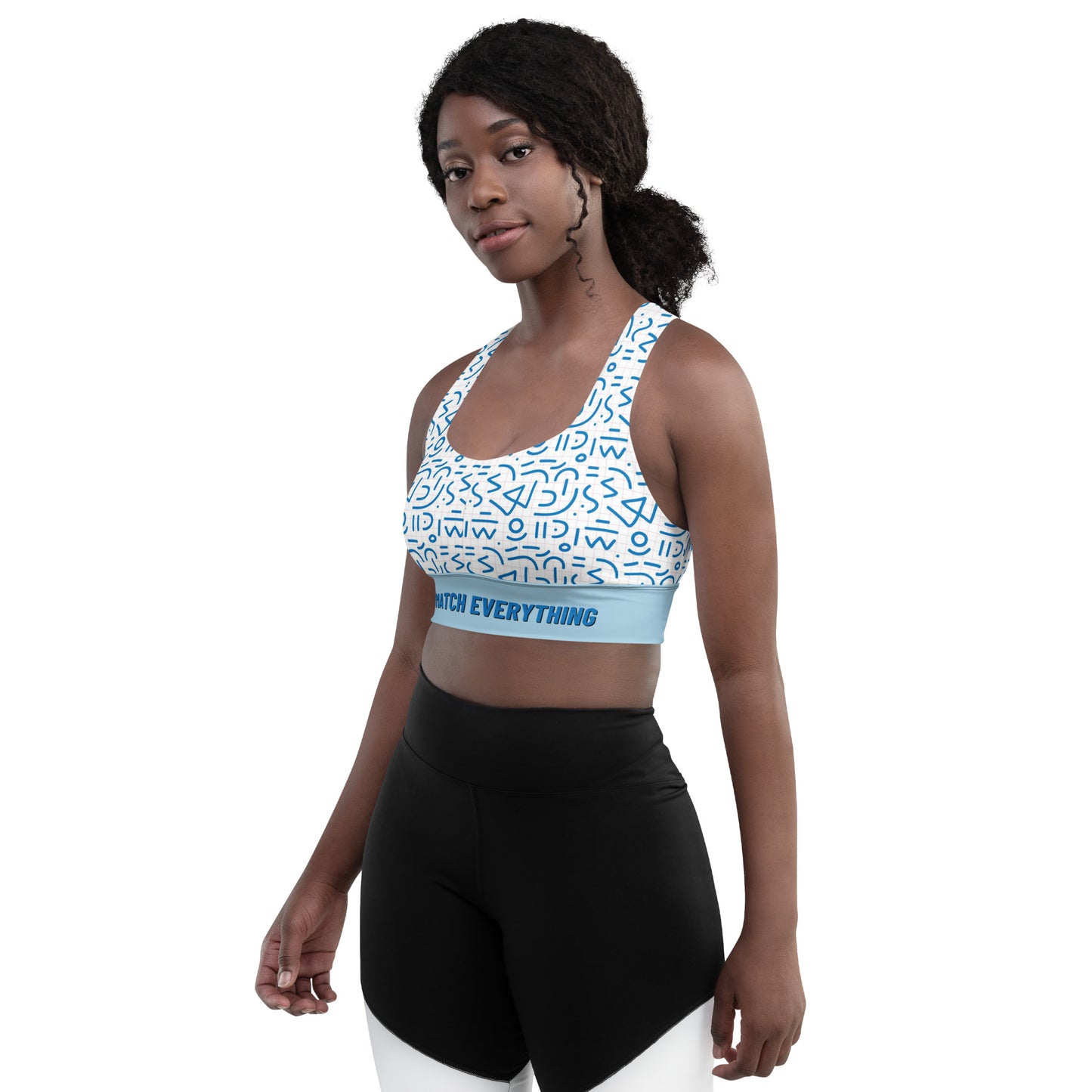 Longline sports bra Collection 5 Nails Match Everything