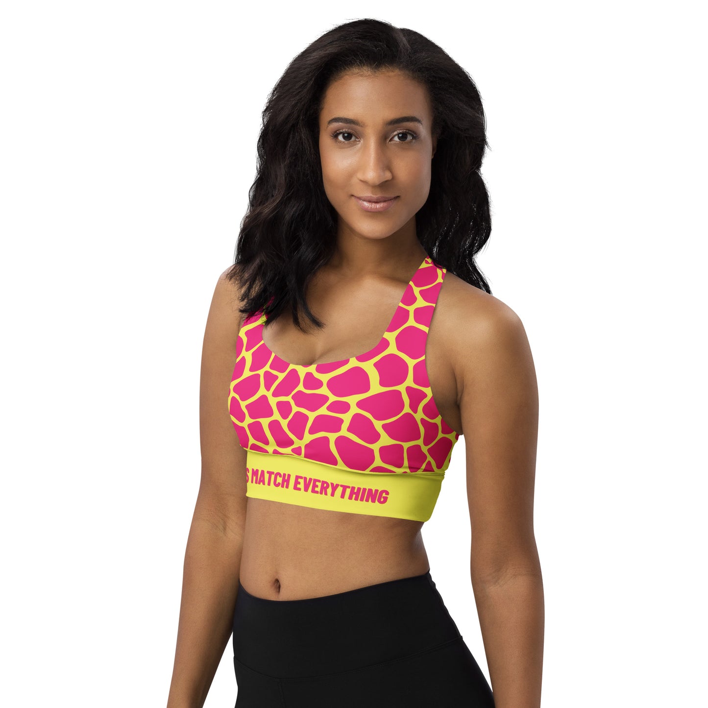 Longline sports bra Collection 7 Nails Match Everything