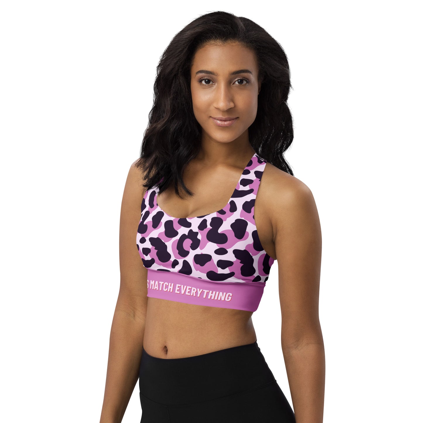 Longline sports bra Collection 9 Nails Match Everything