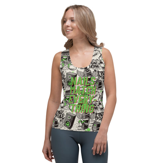 Sublimation Cut & Sew Tank Top Collection 3 Nails Match Everything