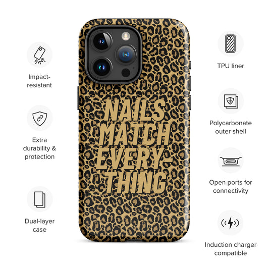 Tough Case for iPhone® Collection 4 Nails Match Everything