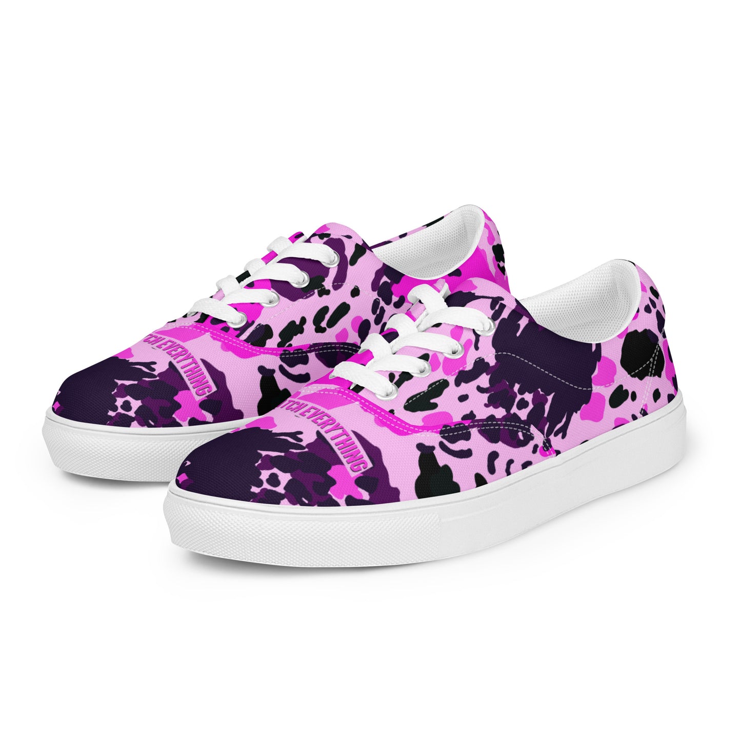 Women’s lace-up canvas shoes Collection 19 Nails Match Everything