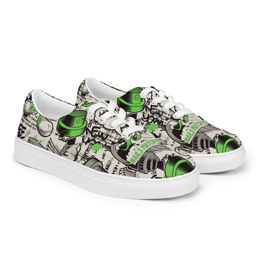 Women’s lace-up canvas shoes Collection 3 Nails Match Everything