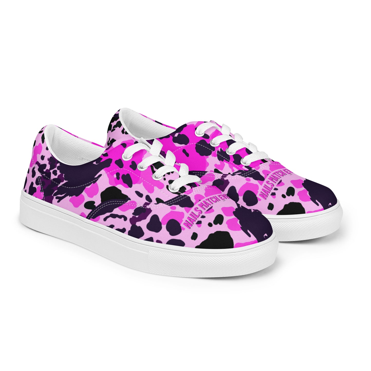 Women’s lace-up canvas shoes Collection 19 Nails Match Everything